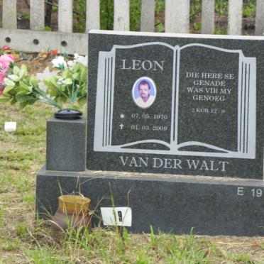 WALT Leon, van der 1970-2009