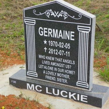 MC LUCKIE Germaine 1970-2012