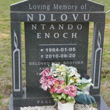 NDLOVU Ntando Enoch 1984-2010