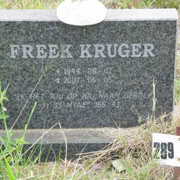 KRUGER Freek 1944-2007