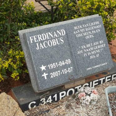 POTGIETER Ferdinand Jacobus 1951-2007