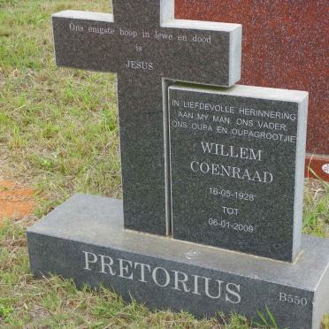 PRETORIUS Willem Coenraad 1928-2009