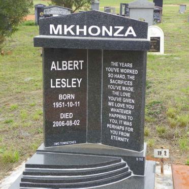 MKHONZA Albert Lesley 1951-2006