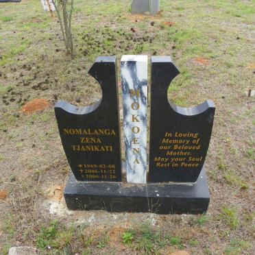 MOKOENA Nomalanga Zena Tjanikati 1969-2006