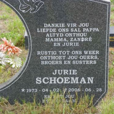 SCHOEMAN Jurie 1973-2006