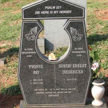 BASSON Gustav Ernest Diedericks 1964- &amp; Yvonne Fay 1954-1998