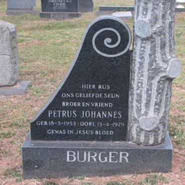BURGER Petrus Johannes 1953-1979