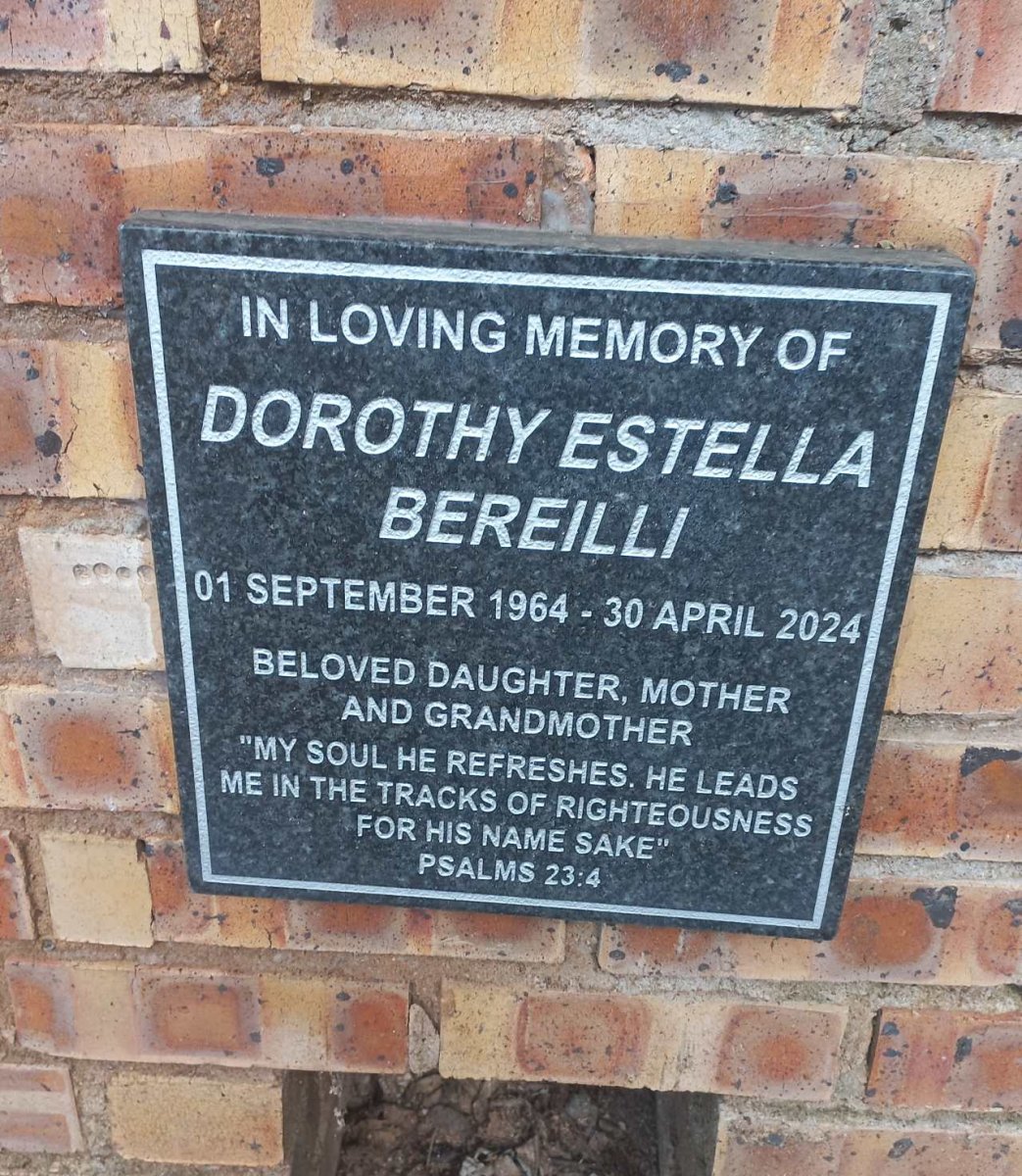 BEREILLI Dorothy Estella 1964-2024