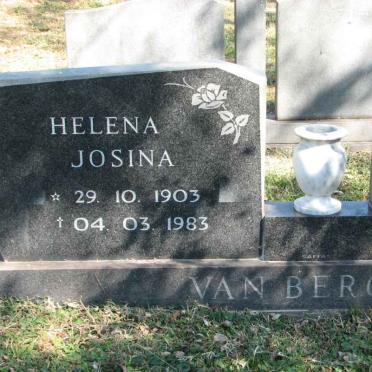 BERGEN Johannes Cornelius Nicolaas, van 1896-1979 &amp; Helena Josina 1903-1983 