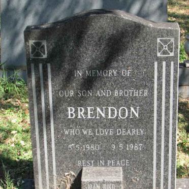 BIRD Joan 1956-1994 :: BIRD Brendon 1980-1987 