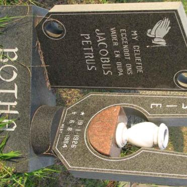BOTHA Jacobus Petrus 1926-1984