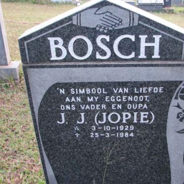 BOSCH J.J. 1929-1984
