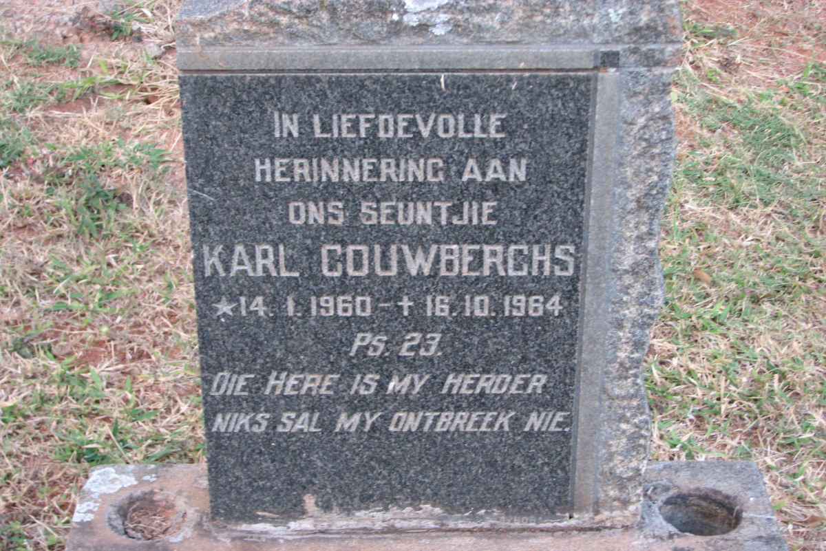 COUWBERGHS Karl 1960-1964
