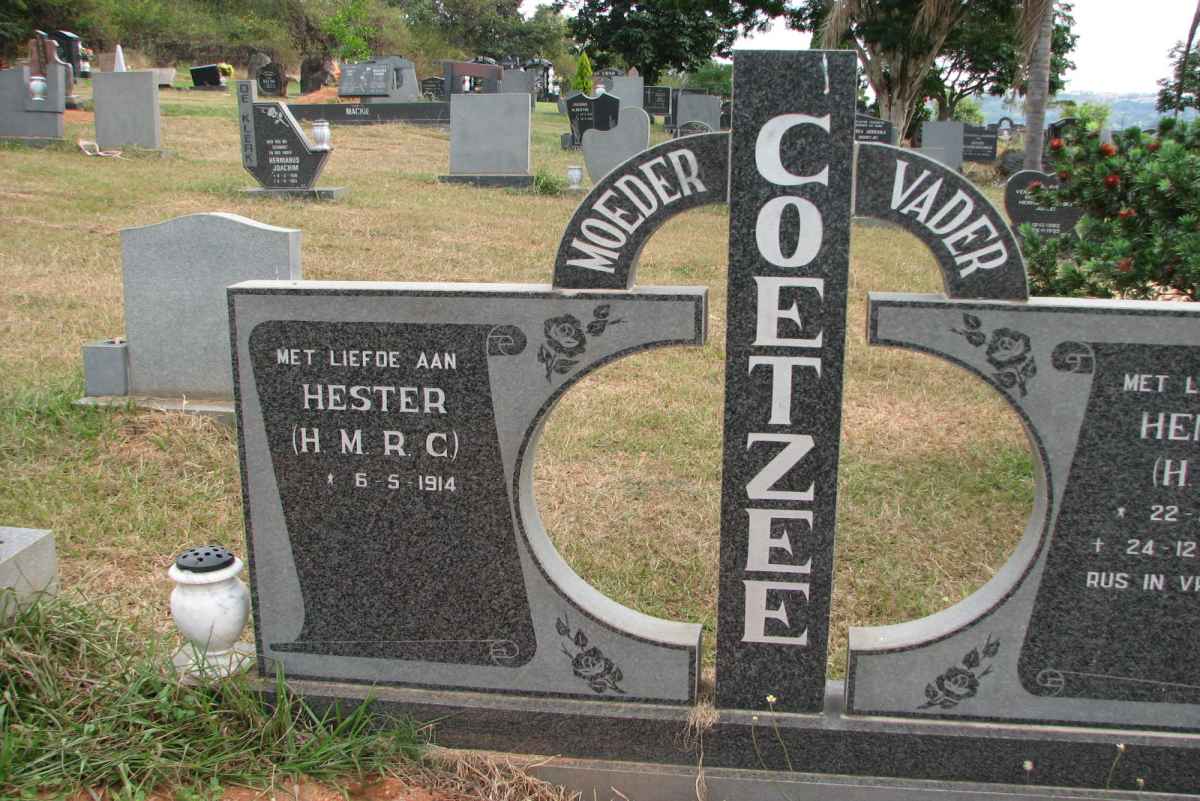 COETZEE H.S. 1911-1994 &amp; H.M.R.C. 1914- _1