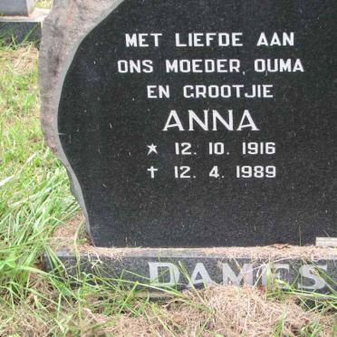 DAMES Anna 1916-1989
