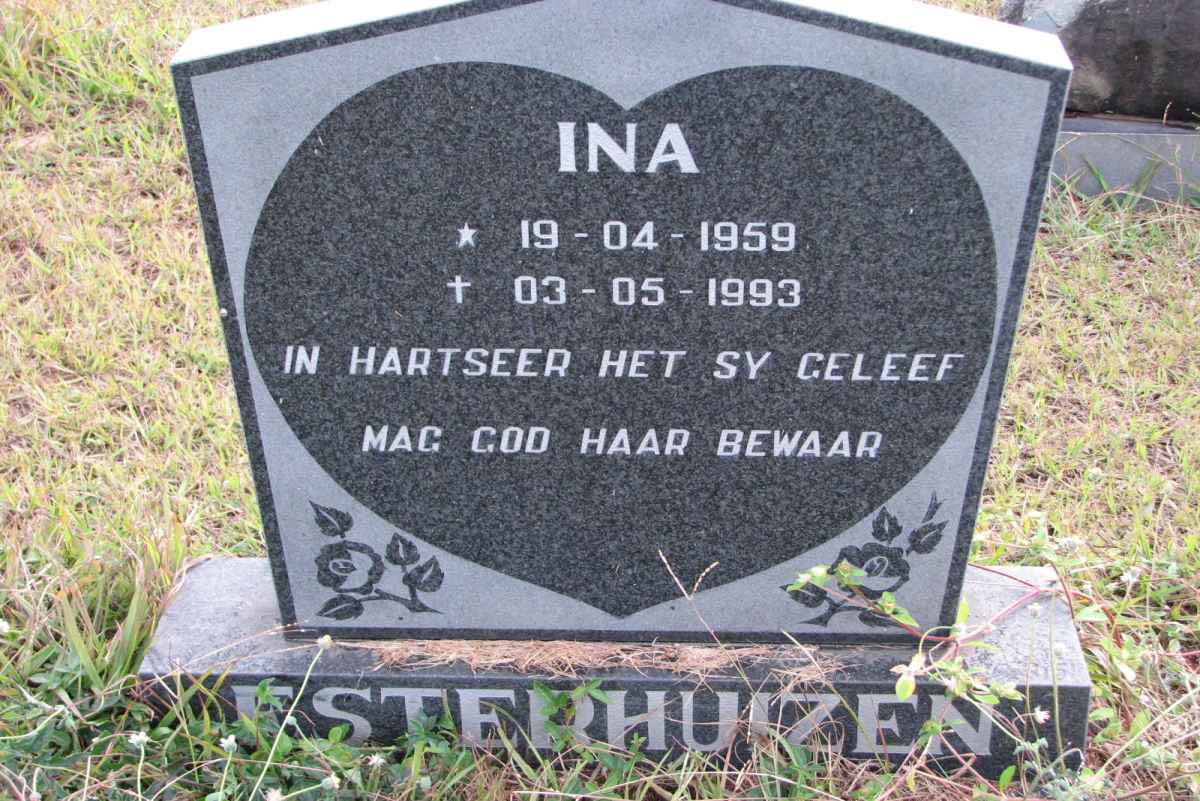 ESTERHUIZEN Ina 1959-1993