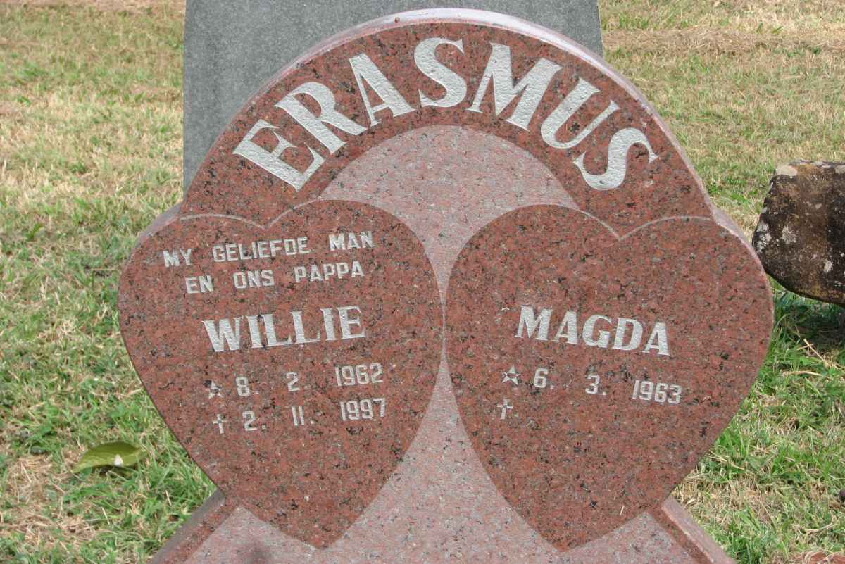 ERASMUS Willie 1962-1997 &amp; Magda 1963-