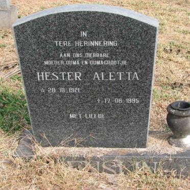 ENSLIN Hester Aletta 1921-1995