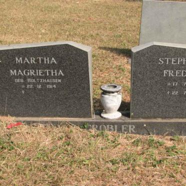 GROBLER Stephanus Frederik 1908-1985 &amp; Martha Magrietha HOLTZHAUSEN  1914-