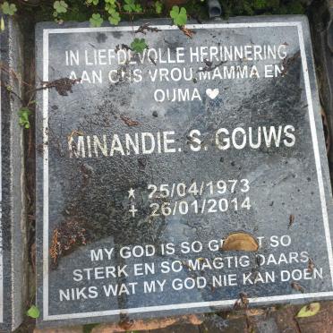 GOUWS Minandie S. 1973-2014