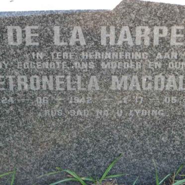 HARPE Petronella Magdalena, de la 1942-1996
