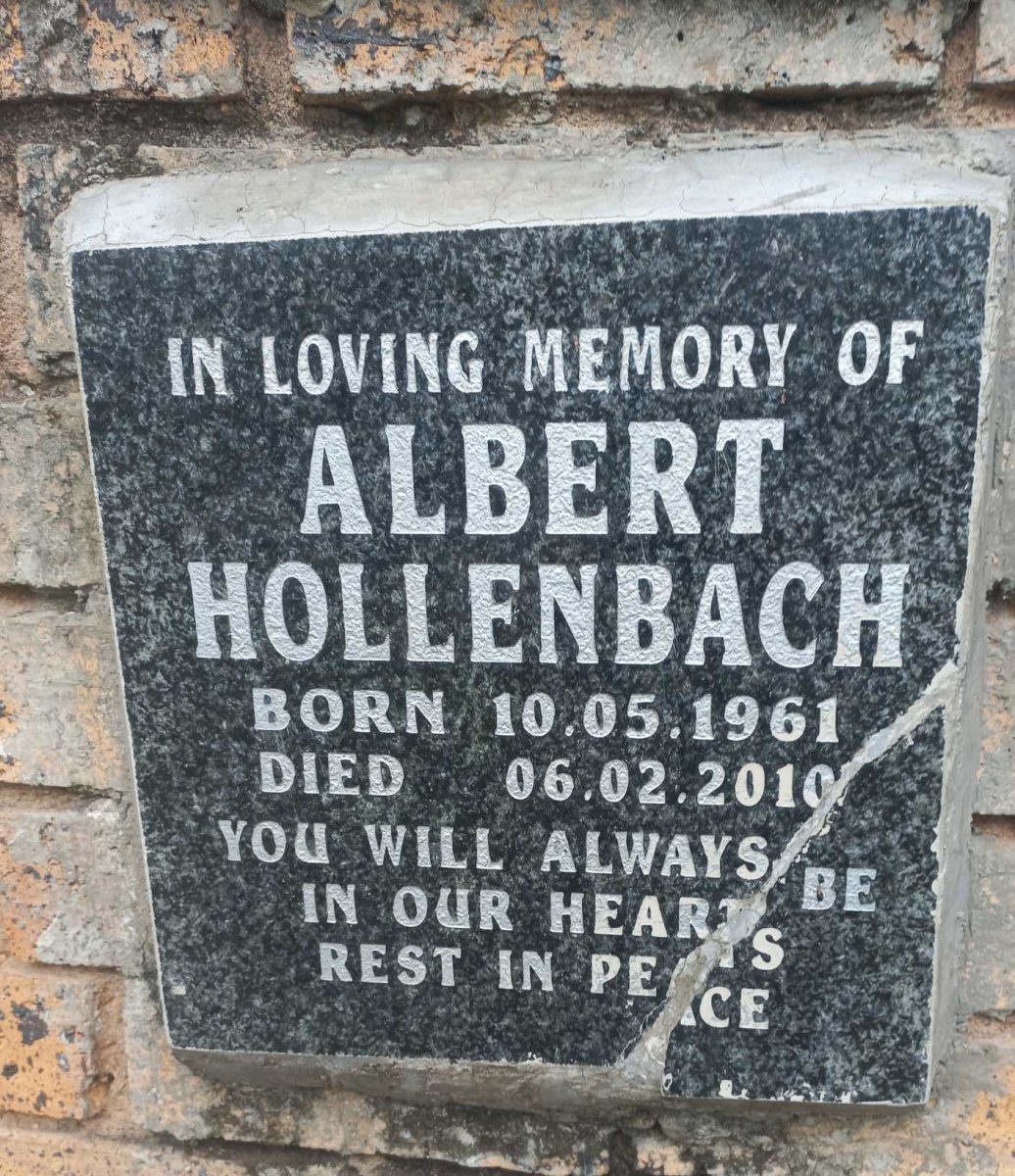 HOLLENBACH Albert 1961-2010
