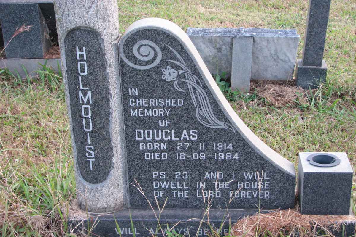HOLMQUIST Douglas 1914-1984