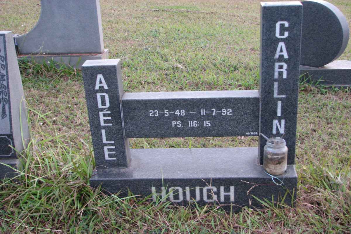 HOUGH Adéle Carlin 1948-1992