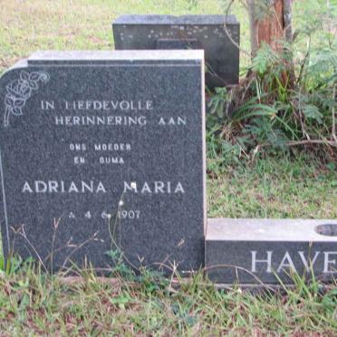 HAVENGA Adriana Maria 1907-