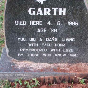 IRVING Garth -1996