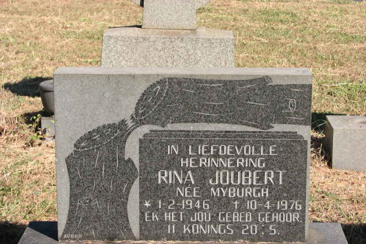 JOUBERT Rina nee MYBURGH 1946-1976