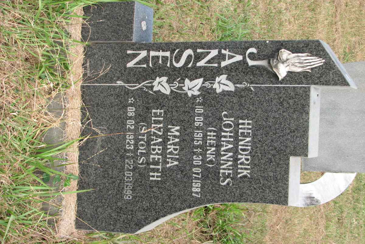 JANSEN Hendrik Johannes 1915-1987 &amp; Maria Elizabeth STOLS 1923-1999