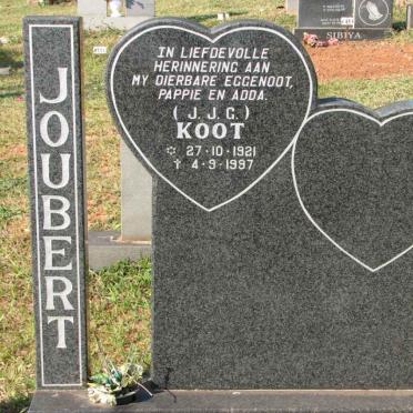 JOUBERT J.J.G. 1921-1997