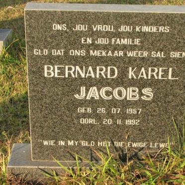 JACOBS Bernard Karel 1957-1992