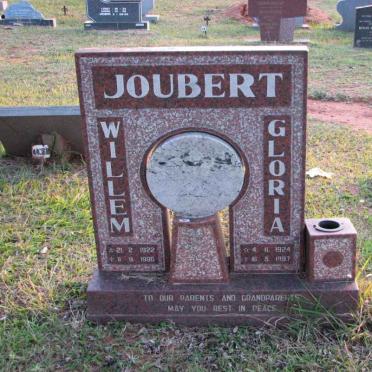 JOUBERT Willem 1922-1996 &amp; Gloria 1924-1997