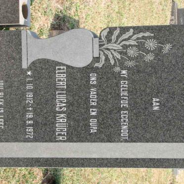 KRUGER Elbert Lucas 1912-1972