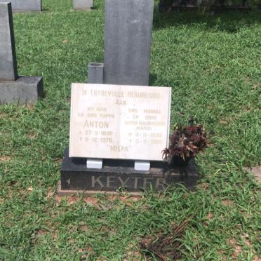 KEYTER Antonie Petrus 1932-1975 &amp; Maria Magdalena 1938-2019