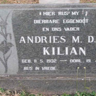 KILIAN Andries M.D.P. 1932-1974