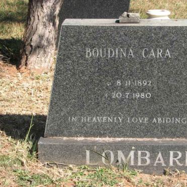 LOMBARD Boudina Cara 1892-1980