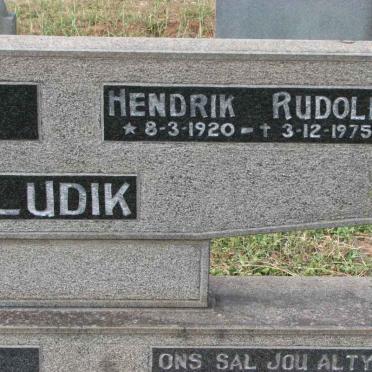 LUDIK Hendrik Rudolf 1920-1975