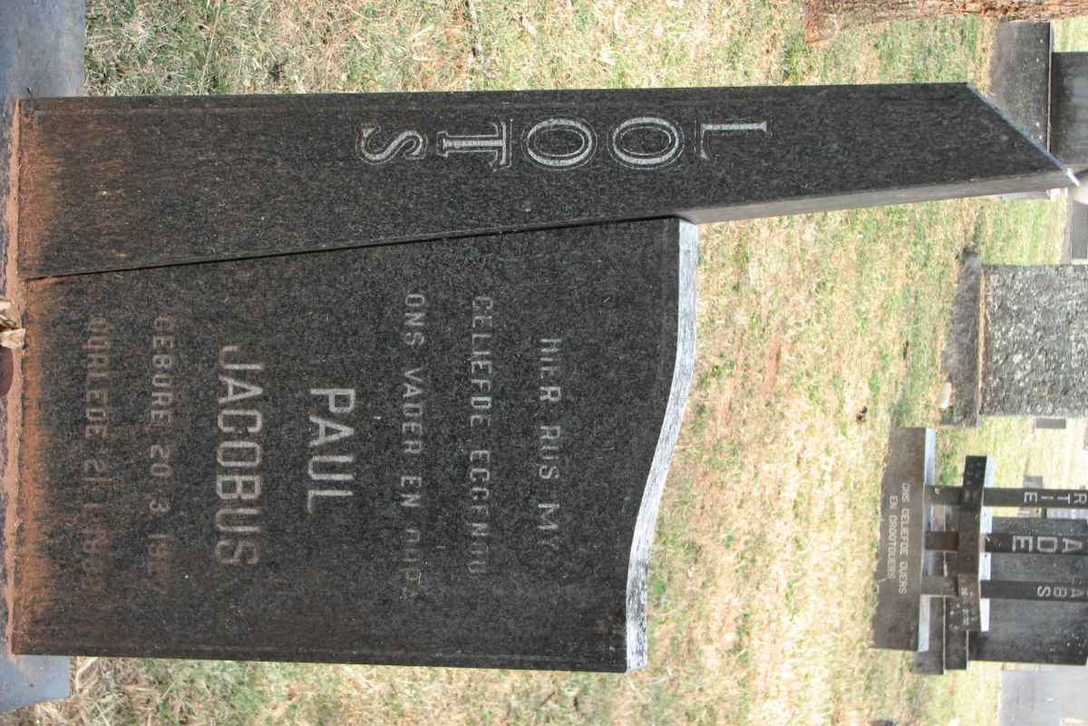 LOOTS Paul Jacobus 1927-1982