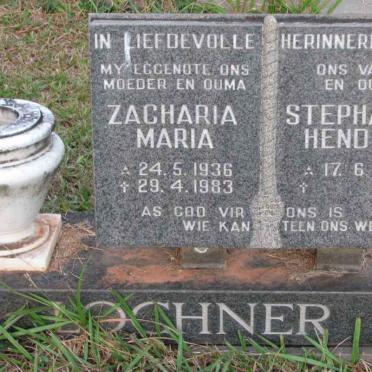 LOCHNER Stephanus Hendrik 1935- &amp; Zacharia Maria 1936-1983