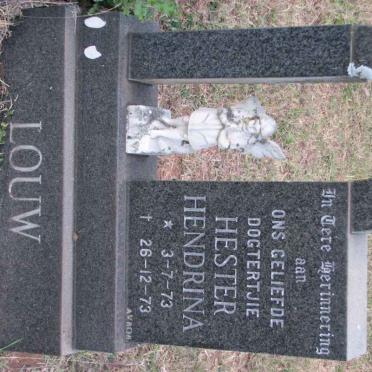 LOUW Hester Hendrina 1973-1973