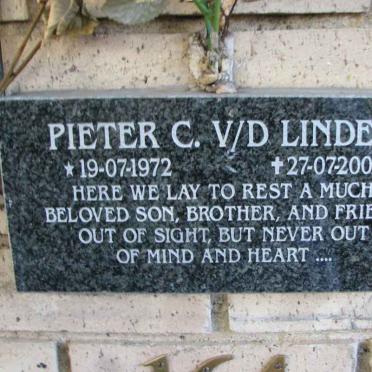 LINDEN Pieter C., v.d. 1972-2002