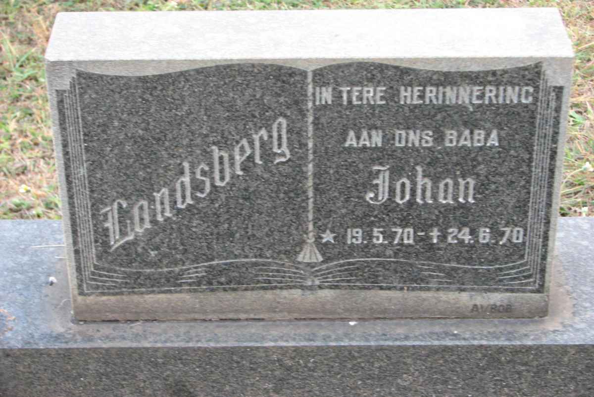 LANDSBERG Johan 1970-1970