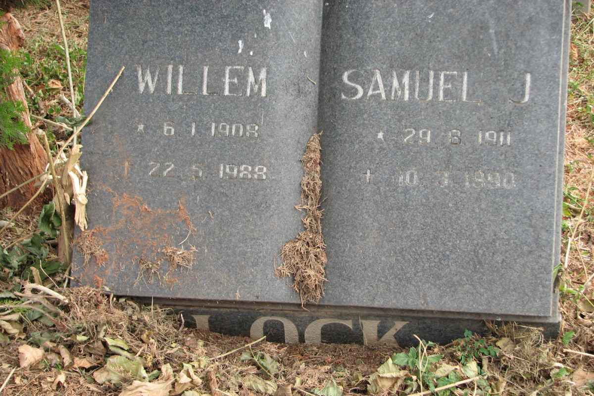 LOCK Willem 1908-1988 :: LOCK Samuel J. 1911-1990