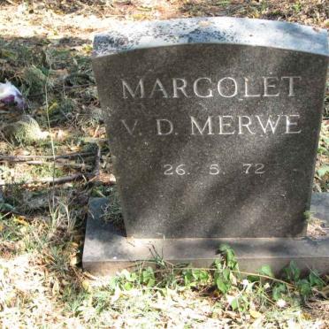 MERWE Margolet, v.d. 1972-1972