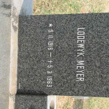 MEYER Lodewyk 1916-1963