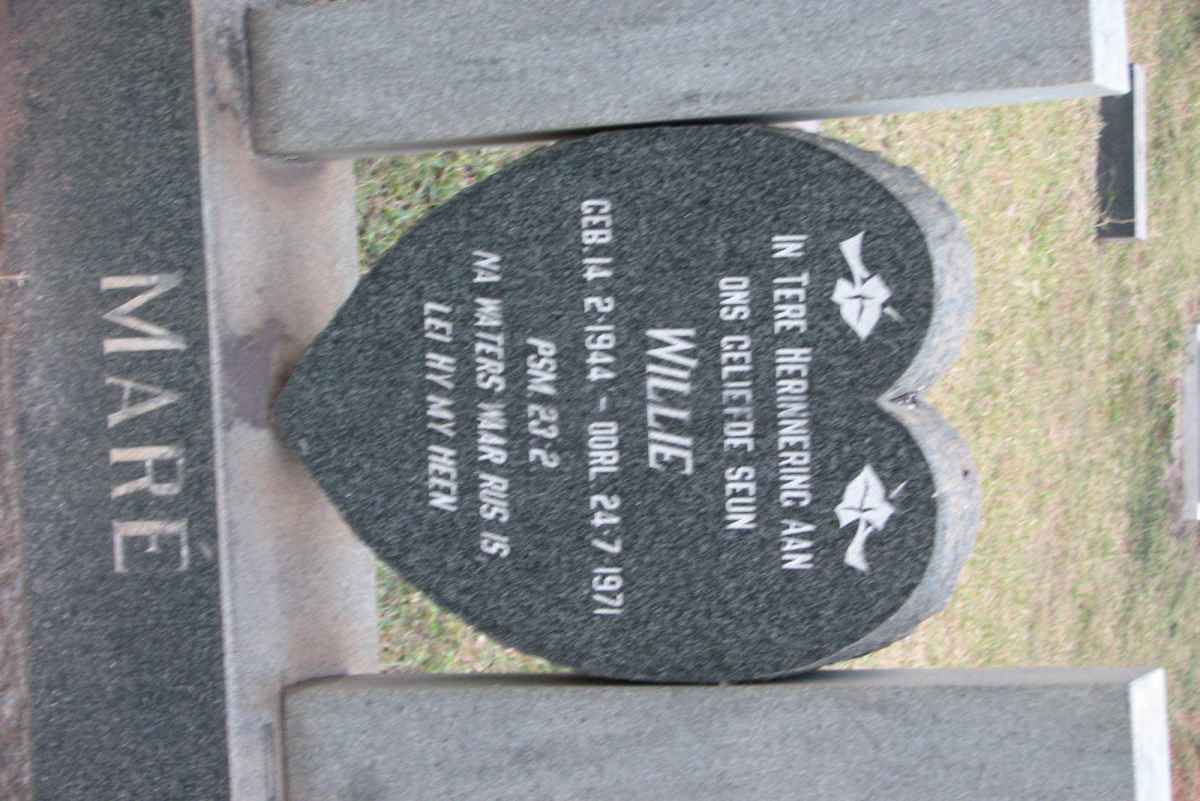 MARE Willie 1944-1971