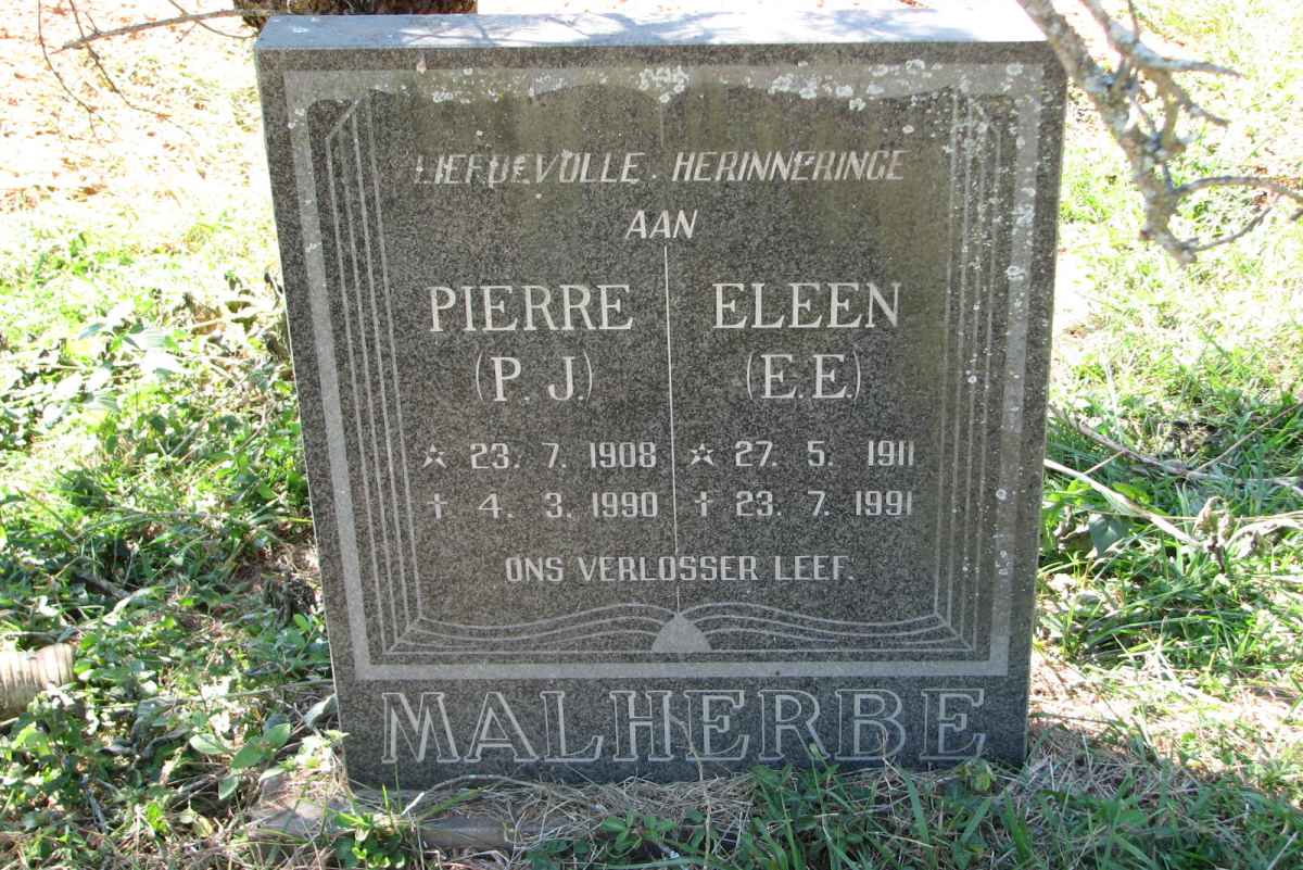 MALHERBE P.J. 1908-1990 &amp; E.E. 1911-1991